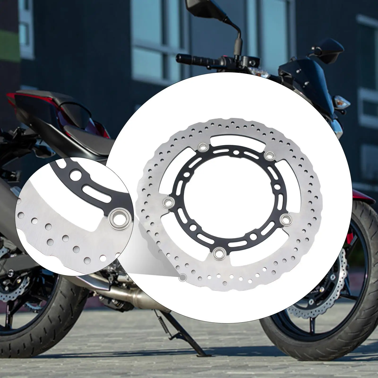 

Высокопрочный металлический передний тормозной диск (ротор) для мотоцикла Kawasaki Z 400 ABS 2018-2020