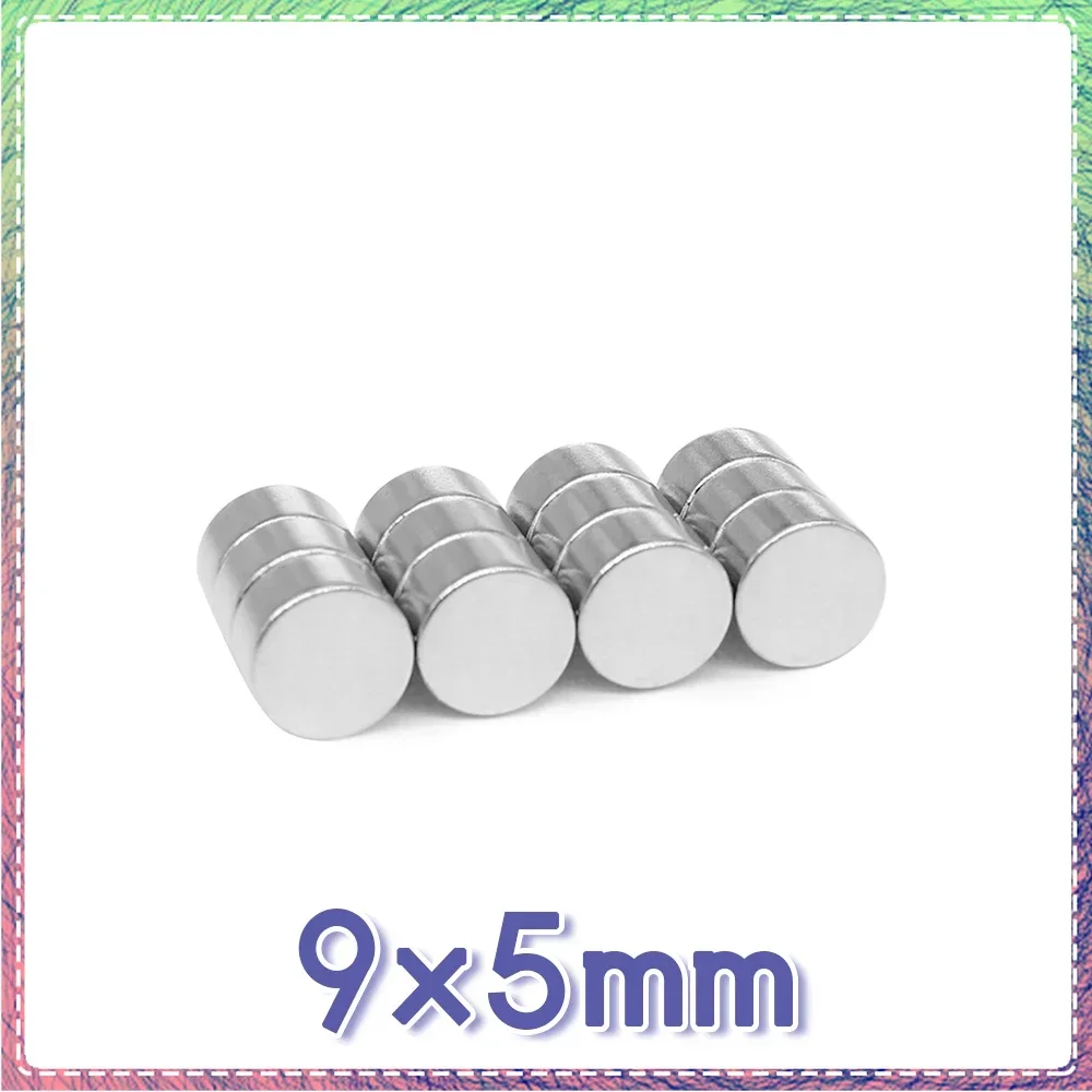 9x5 mm Round powerful magnets Disc N35 9x5 mm neodymium magnet 9mm x 5mm Permanent NdFeB magnet strong 9x5mm