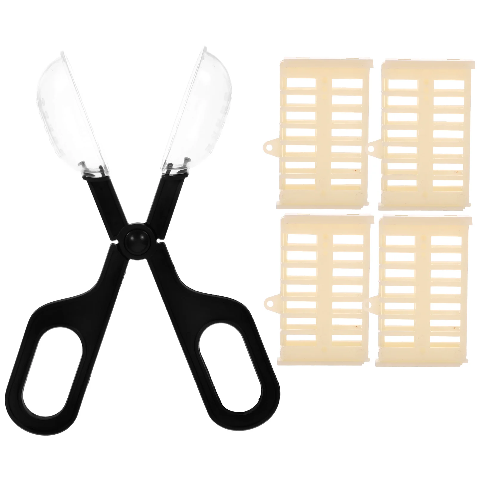 

1 Set Cage Beekeeping Tools Plastic Breeding Beehive Equipment Catcher Clip Supplies Large Capacity Bees Management