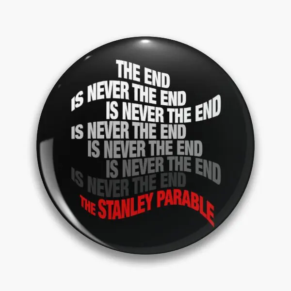 The Stanley Parable Ultra Deluxe The En  Soft Button Pin Cute Lapel Pin Badge Lover Hat Brooch Fashion Funny Jewelry Gift