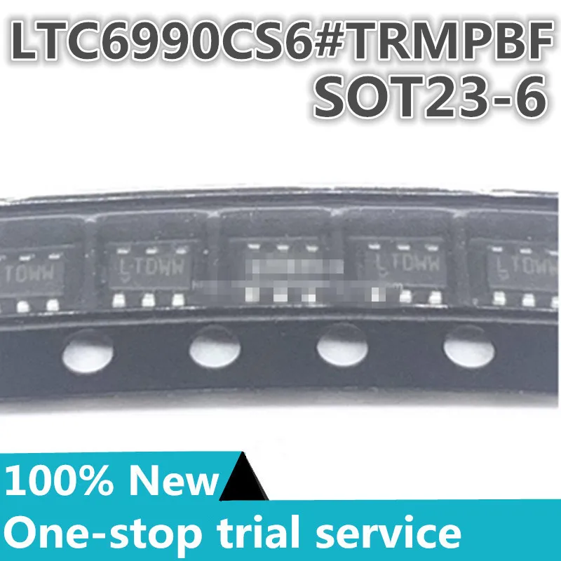 

1-10pcs %New original LTC6990CS6#TRPBF Silk screen LTDWW package SOT23-6 timer/timer/clock oscillator