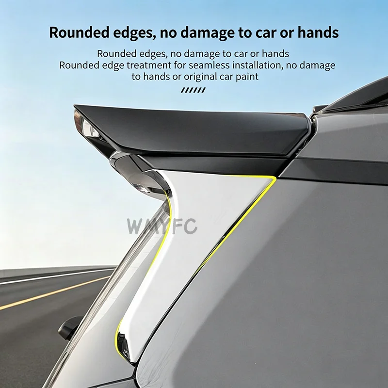 Rear Spoiler Side Cover Trim For Toyota RAV4 Wildlander 2026  Anti-Scratch Tail Wing C Pillar Surround Exterior Sport Styling