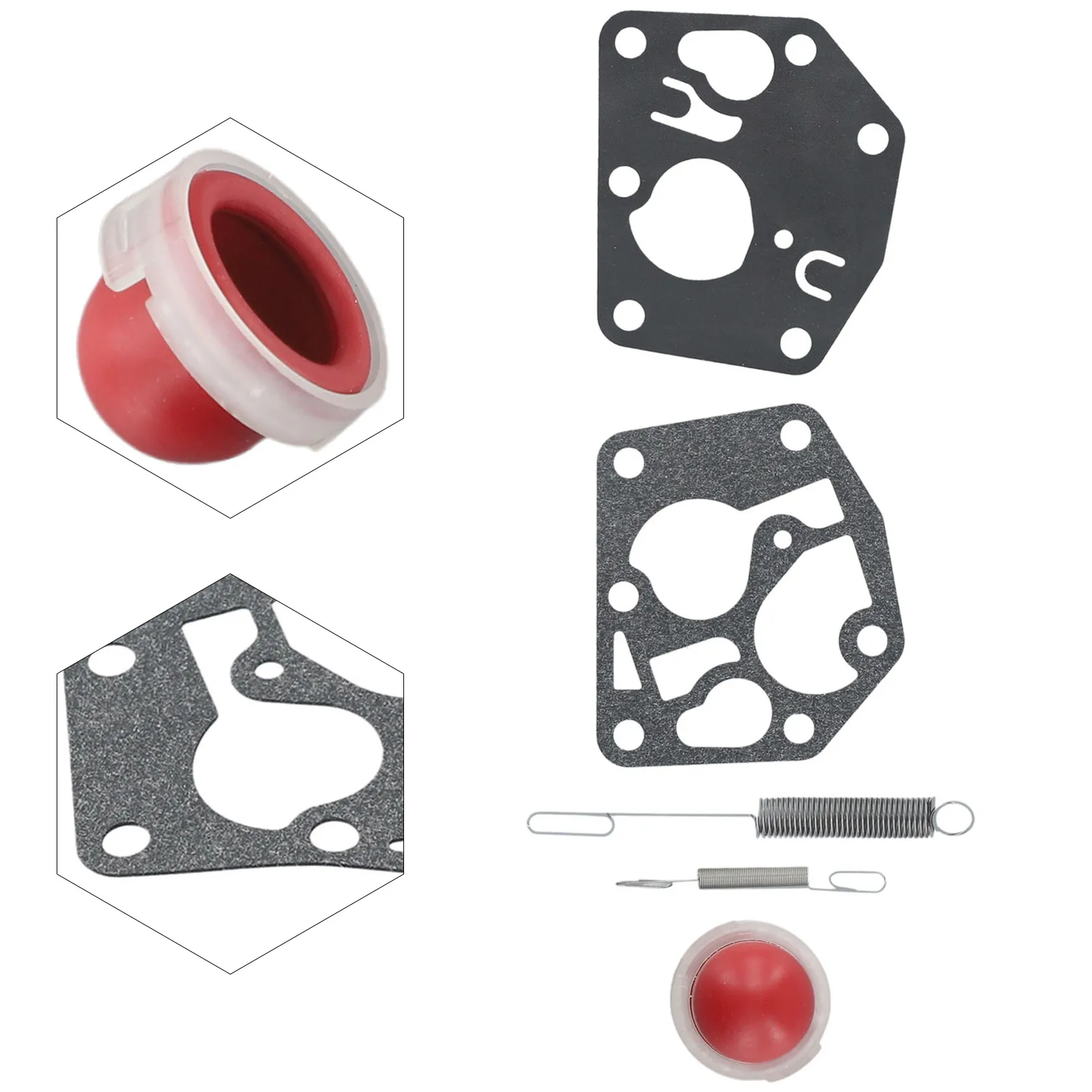 Universal High Quality Spring + Gasket + Red Non-porous Primer Bulb For  691859 692211 Tools Accessories  Parts