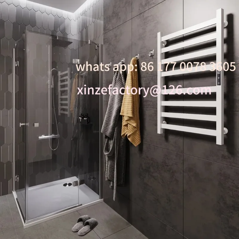 

Customizable Space Aluminum Electric Towel Rack Smart Toilet Bathroom Heating Drying Bath Towel Household Storage Towel Rack