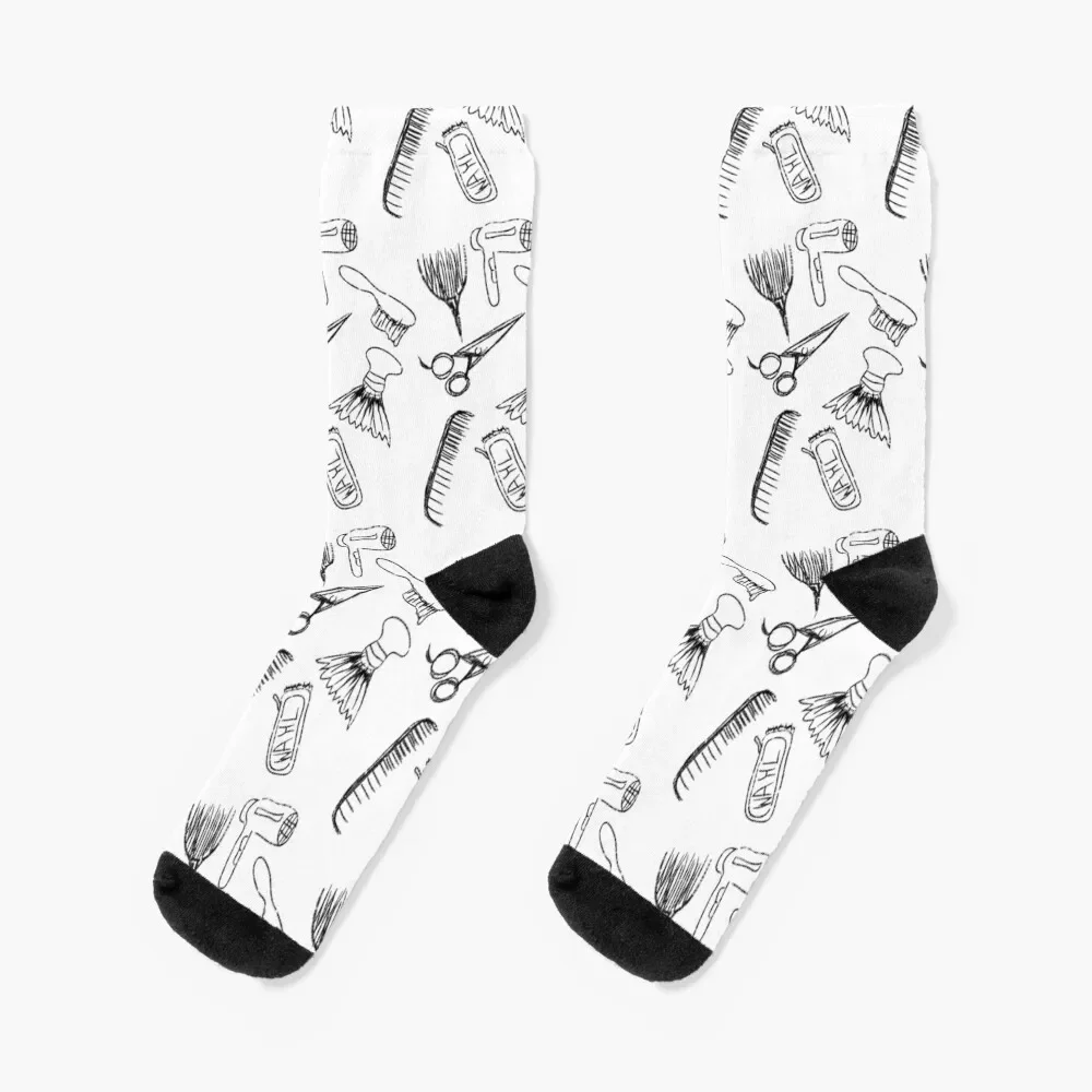 

Hairstylist Pattern Socks compression golf Socks Girl Men's