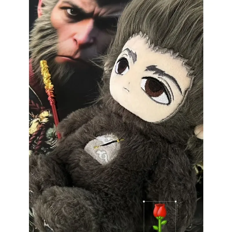 Pluszak 20 cm Gra Black Myth: Wukong Śliczny Wukong Zabawka Pluszowa dla Dzieci Fanów Cosplay Prezent Urodzinowy Świąteczny Kolekcjonerski Dekoracja Pokoju na Boże Narodzenie