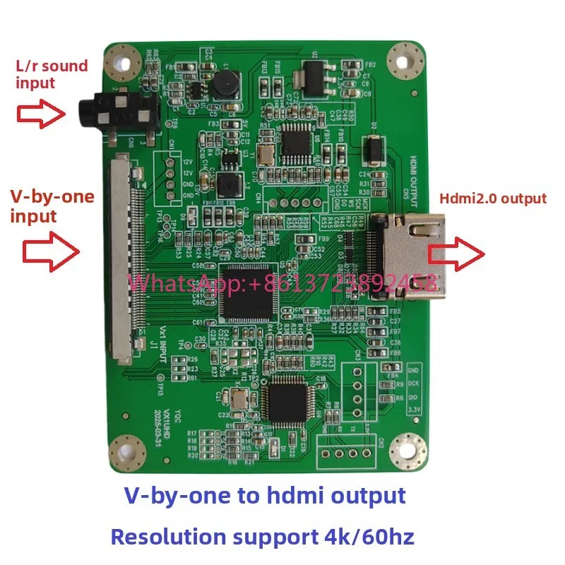 V-by-One to HDMI TV broken screen main board modification