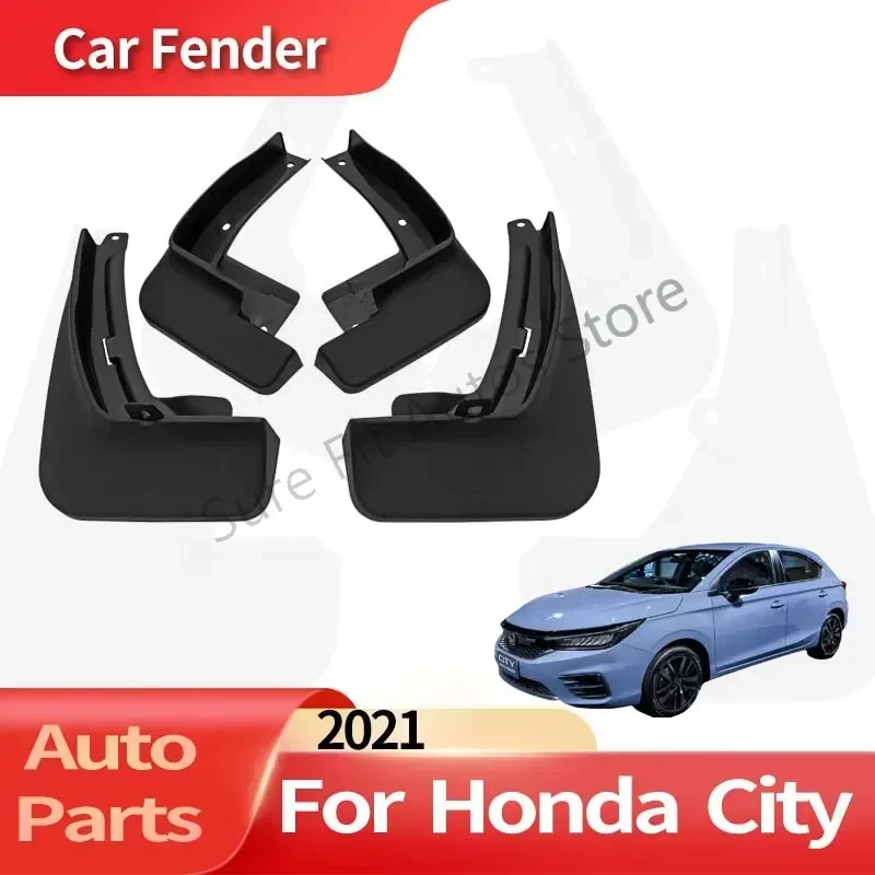 

Auto Accessories For Honda City Hatchback 2021 Lining Car Fender Front Rear Wheel Fender Splash Guard Accessories Mudguard Skin