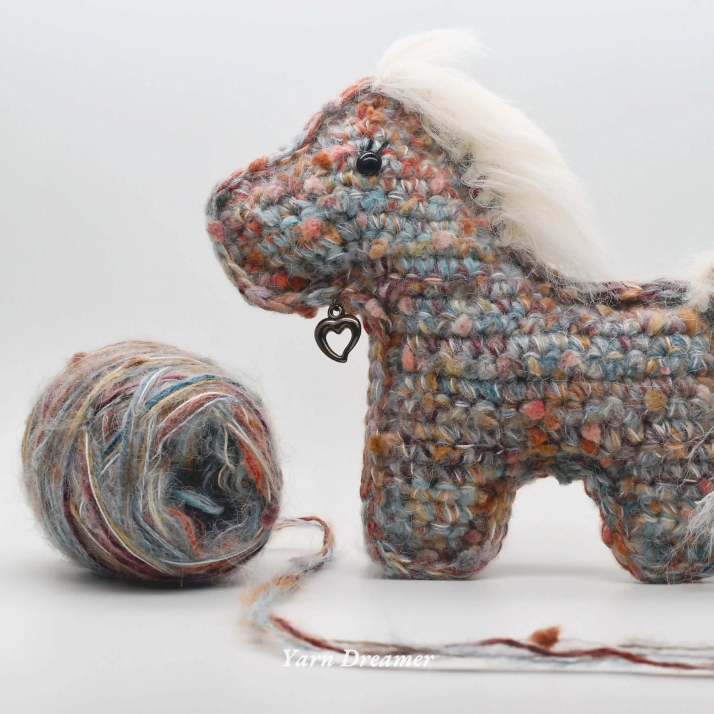 

Retro Color Crochet Yarn in Bunk Multicolored Fluffy Yarn for Crochet Accessories Hand Blend Thick Wool Yarns for Knitting