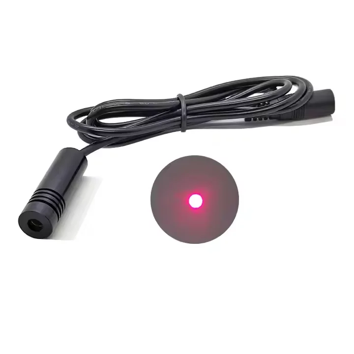 80mw 650nm Red Dot เลเซอร์ไดโอดโมดูล 12X40 มม.เครื่องหมายตําแหน่งเลเซอร์โมดูล DC อินเทอร์เฟซ