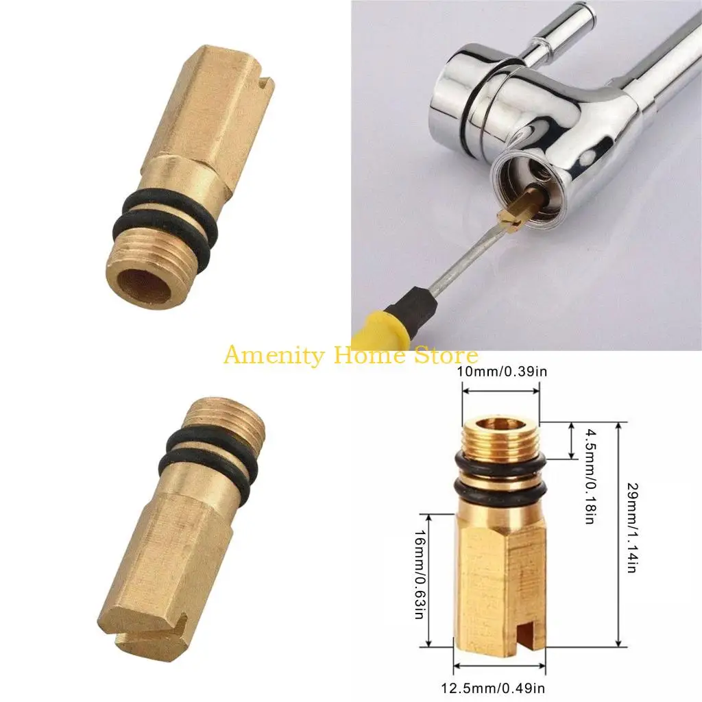 F26C Brass Thread Plugs Faucet Water Water Inlet Connection for Kitchen Bathroom