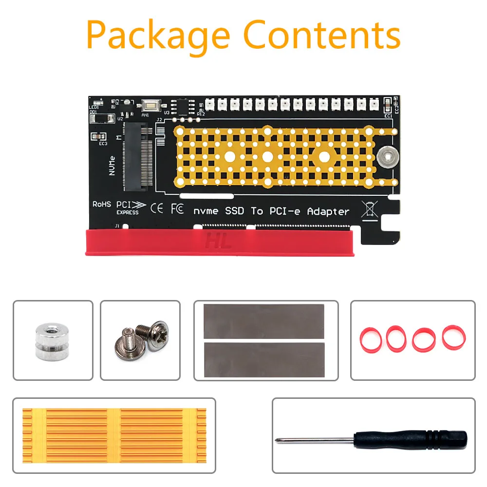 Chia 마이닝용 M 키 라이저 카드, M.2 NVMe SSD NGFF to PCIE 어댑터, PCI-e PCI Express GEN3 X4 X8 X16 2230-2280 PCIE to M2 어댑터