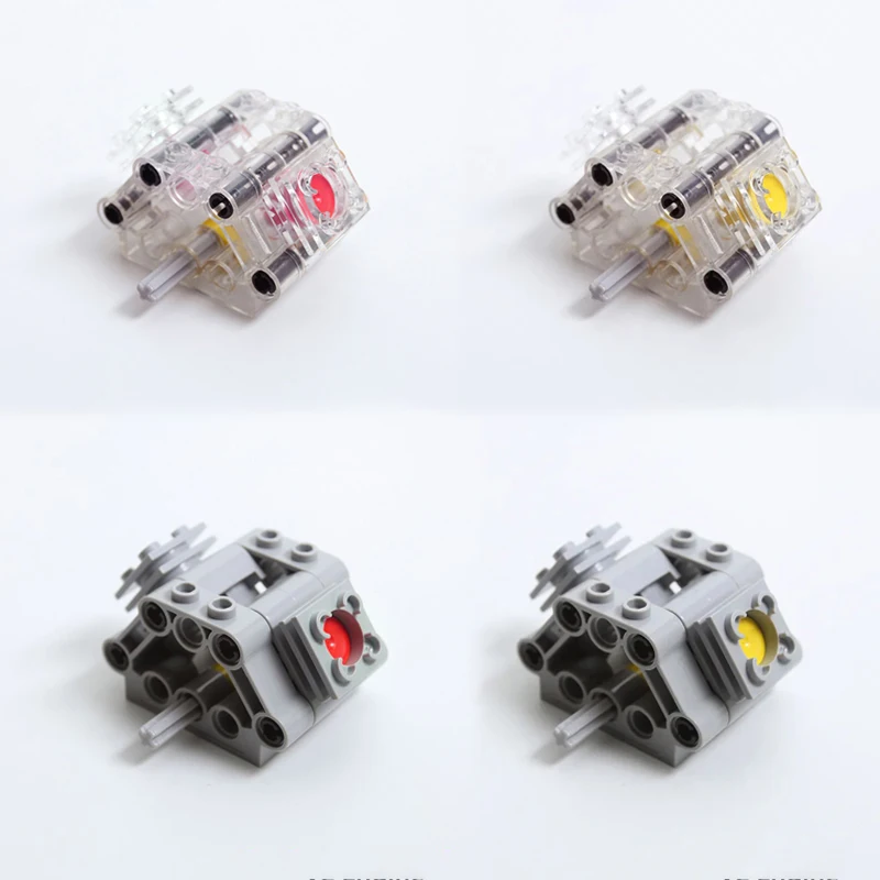 MOC Building Blocks V2 Engine/2 Cylinder Engine Power Components PF Bricks Toys Racing Car Model Modified Compatible With LEGO