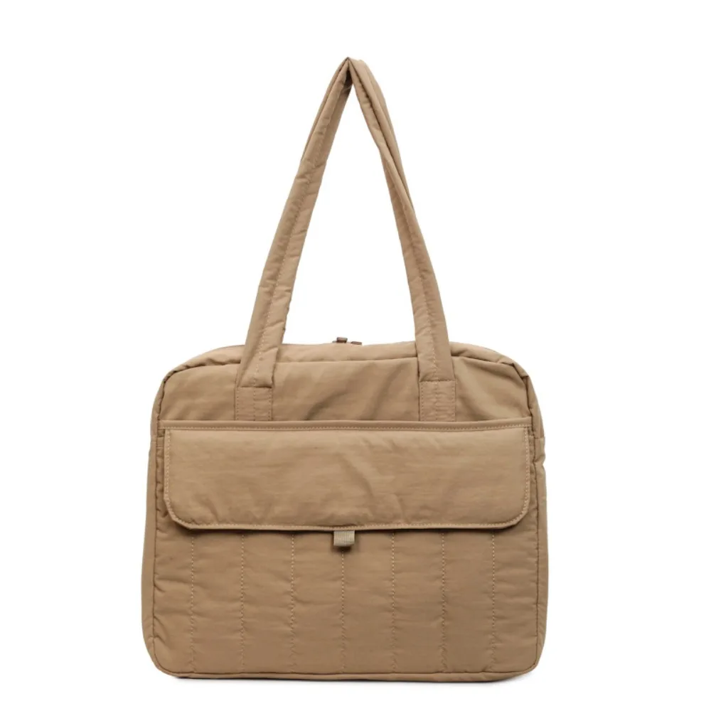 

Simple Solid Laptop Shoulder Bag Handbag Shockproof Business Briefcase Bag Waterproof Large Capacity Notebook Bag Daily