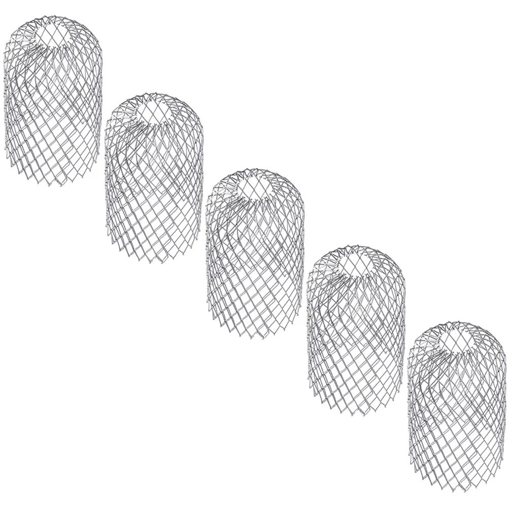 5 Stuks Goot Filter Zeef Afvoerpijp Spatwaterdicht Dak Roestvrijstalen Downspout Lek Zeven Cover