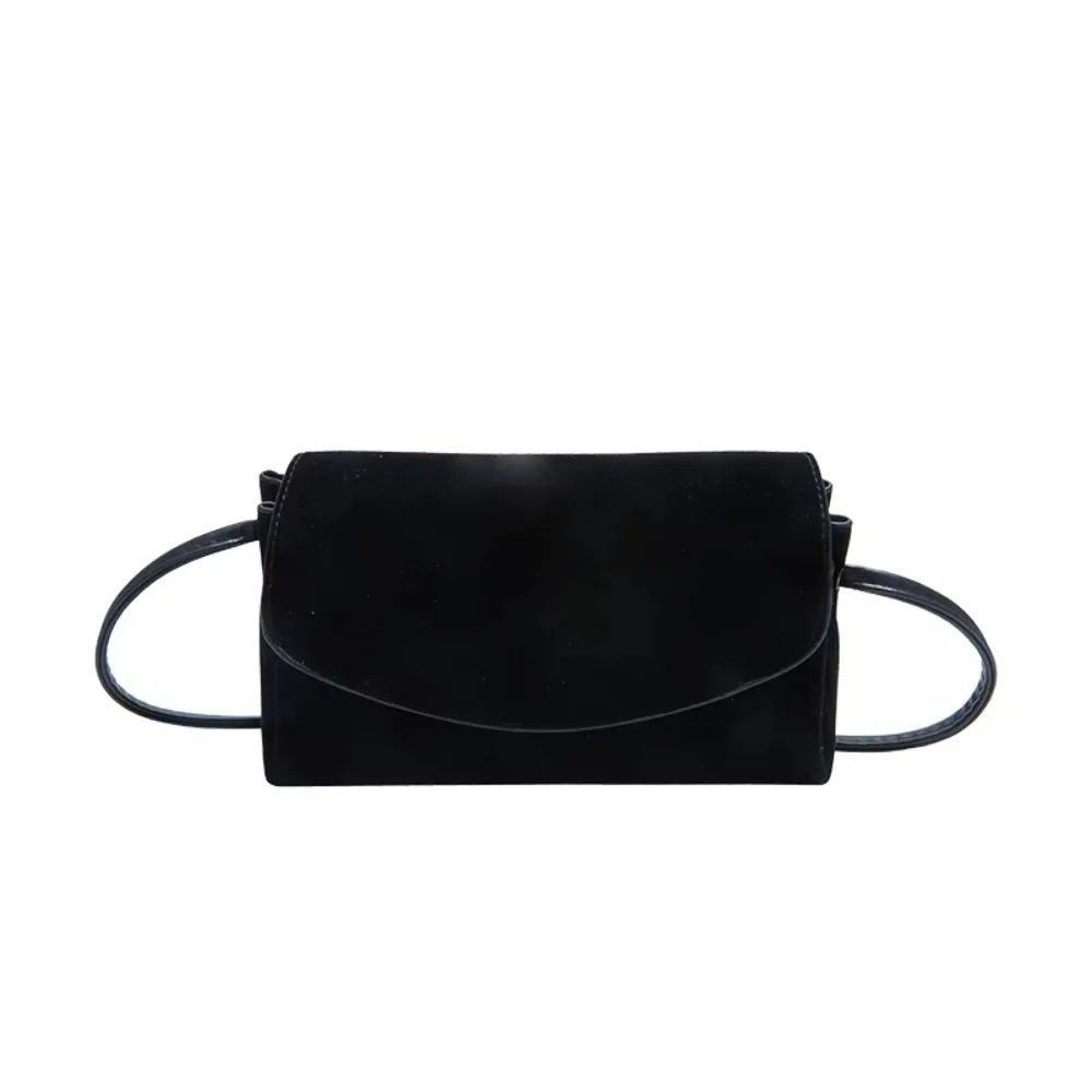 Versatile PU Material Crossbody Bag Multi Pocket Solid Color Square Bag Small Commuting Bag Women