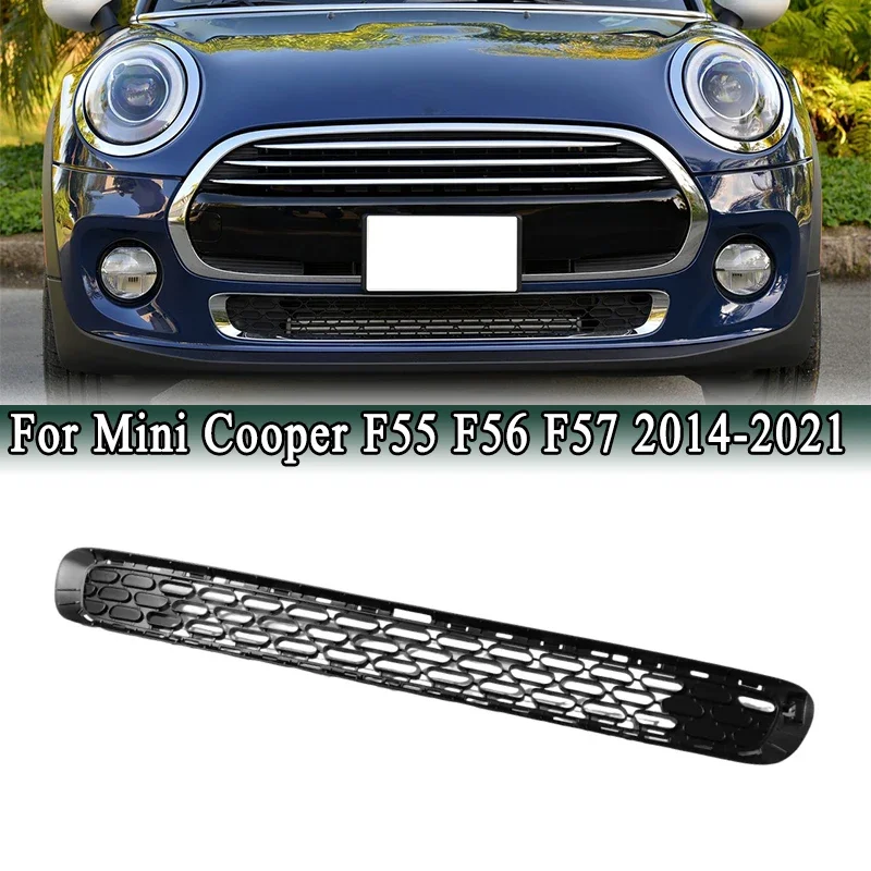 Image of Unteres Lufteinlassgitter für die Frontstoßstange für Mini Cooper F55 F56 F57 2014-2021, Ersatz für das untere Kühlerlüftungsnetz OE 51117337793