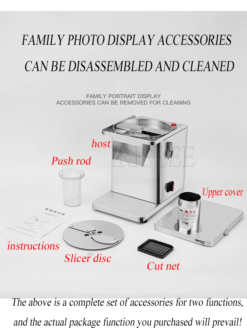 Commercial Multifunctional Vegetable Cutter  Eslice and Dicer