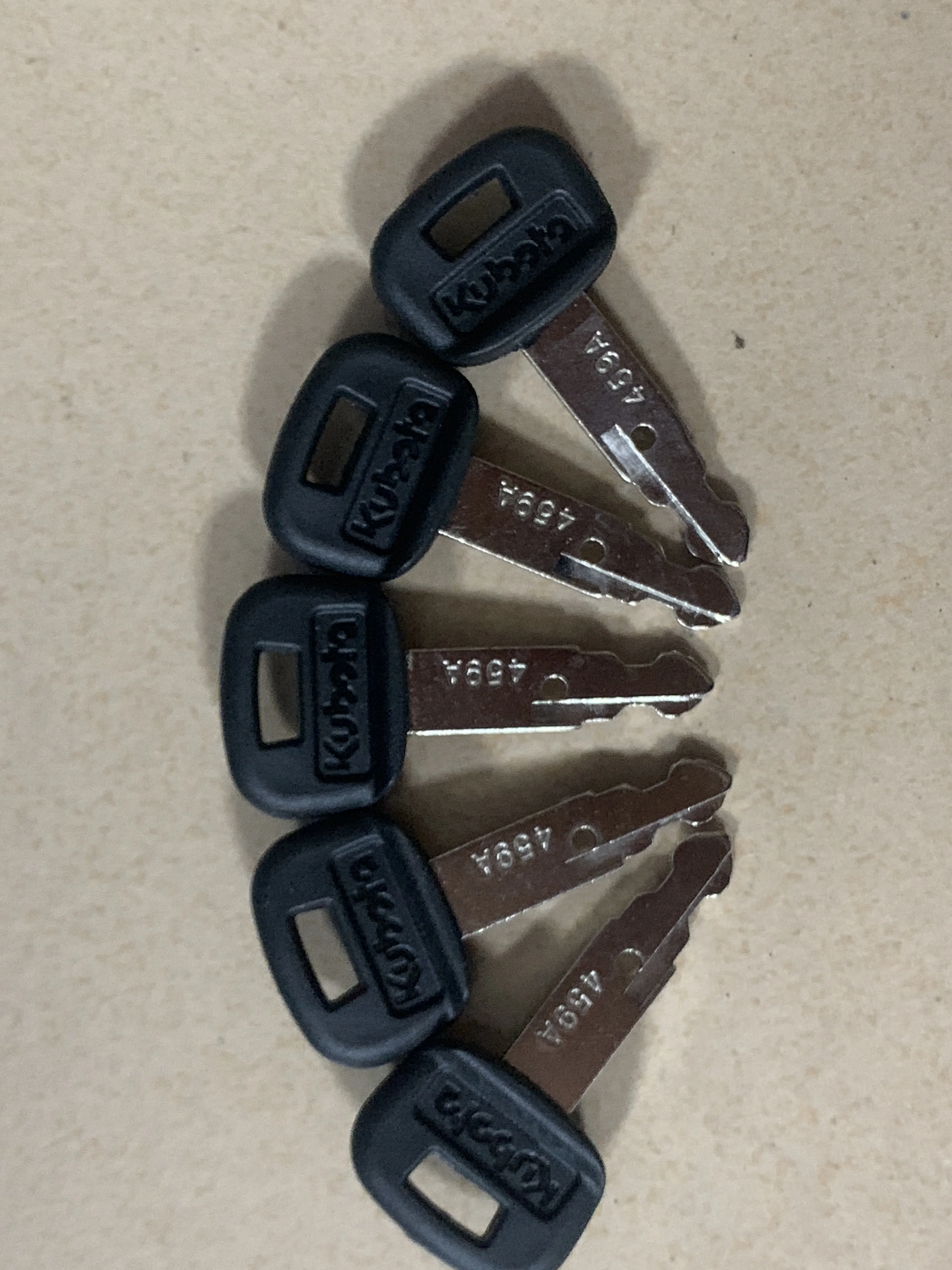 1/5/10/20PCS 459A key suitable for Kubota mini excavator skid loader backhoe heavy equipment ignition starter lock key