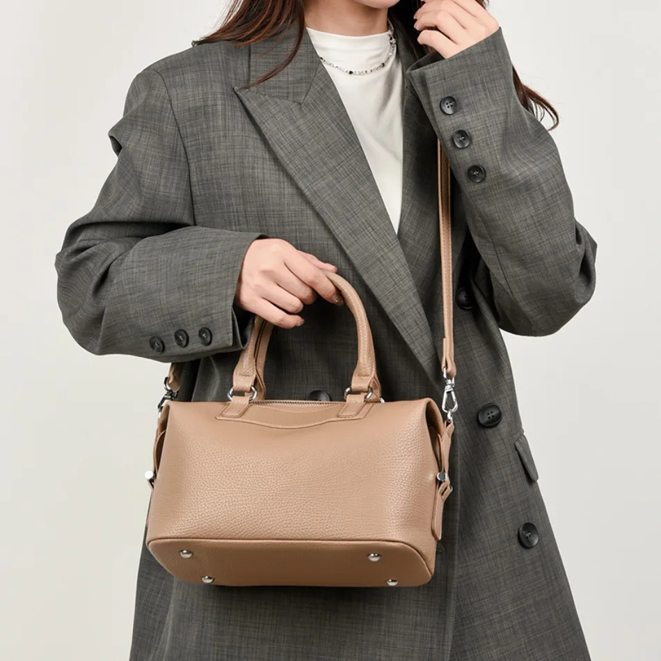 عالية الجودة لينة بولي Leather الجلود عادية حمل الحقائب النساء حقائب اليد الكتف Crossbody حقيبة ساعي الإناث سعة كبيرة كيس الرئيسي #3