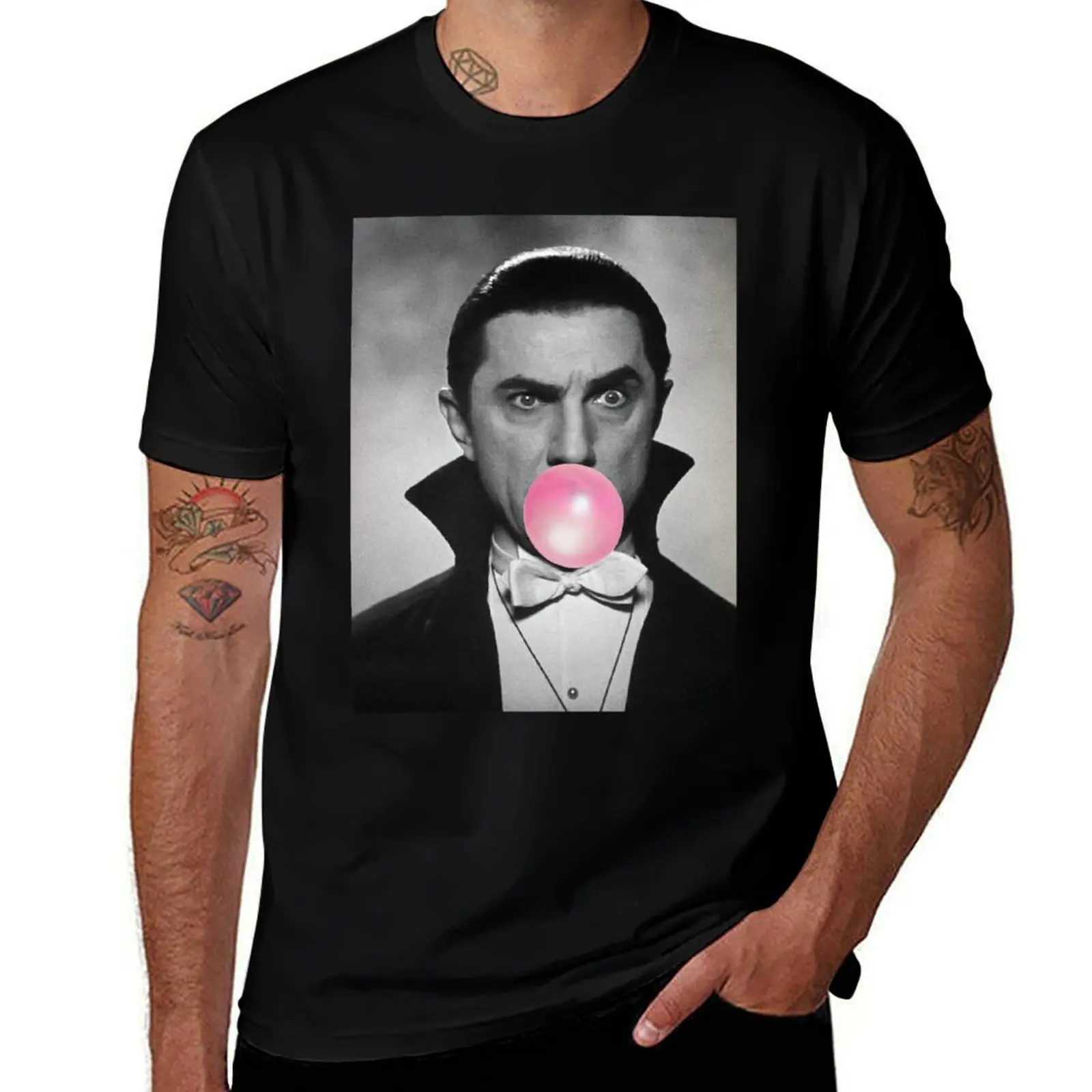 

man shirts T-Shirt shirt t tshirt essential men Dracula for t T-Shirt cotton Blowing Lugosi Bela 100% Bubbles casual