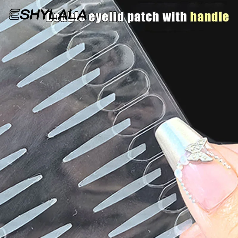 96/160/320 Plastry na powieki z uchwytem, pomocnicze pozycjonowanie, naturalne, niewidoczne, długotrwałe modelowanie, powiększenie oczu