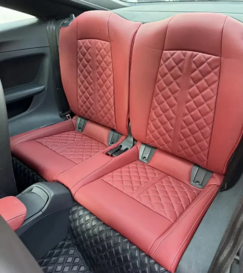 Upgraded S4 S5 Sports Seat Cushion Kit & Luxury Customized Leather Racing Covers for A4 A5 B9 2017-2024