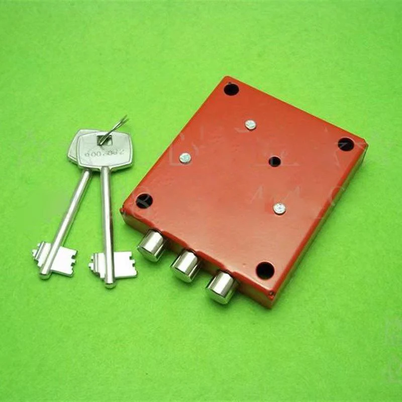 Mini Vault Lock Small Safe Blade Lock Mini Safe Anti-theft Flagpole  Key Lock
