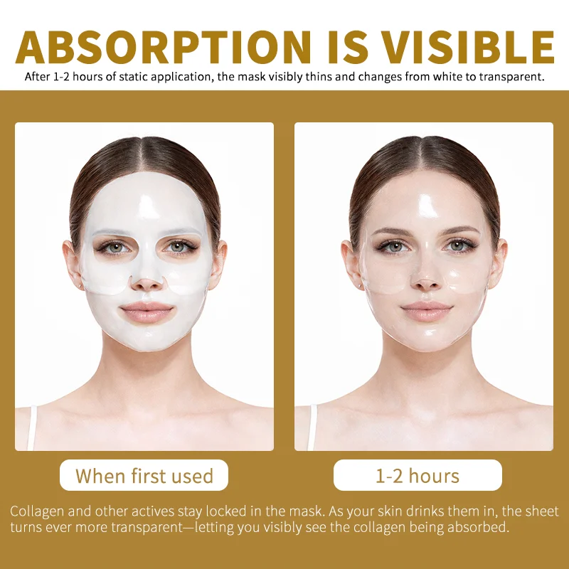 Bio Collagen Mask Overnight Original For Lifting Face Moisturizing Firming Anti-wrinkle Mask Sleep Reduces Sagging For Smooth