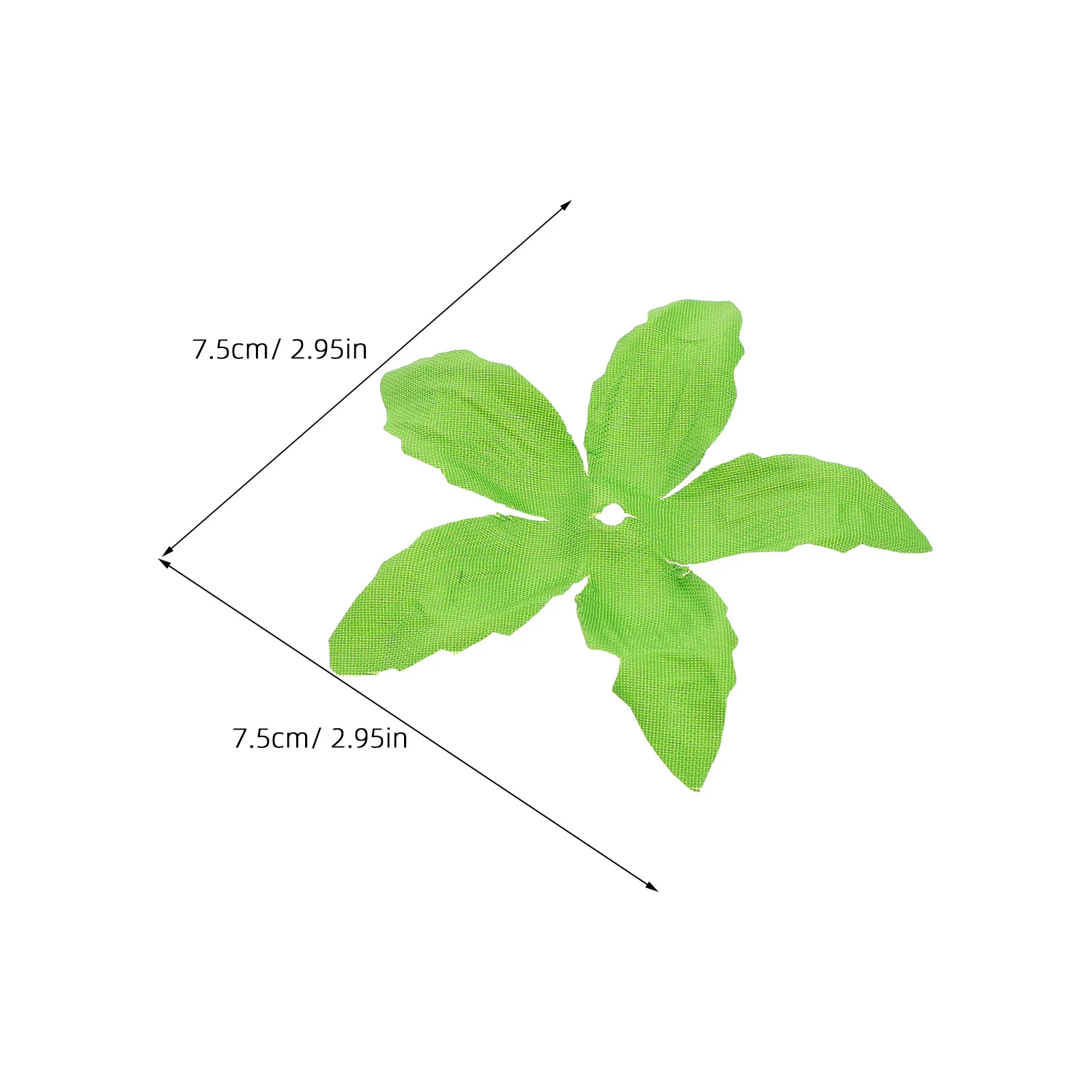 30pcs Artificial Flower Calyxes Green Realistic Fabric Sepals For Diy Floral Arrangement Bouquet Craft Wreath Making Supplies