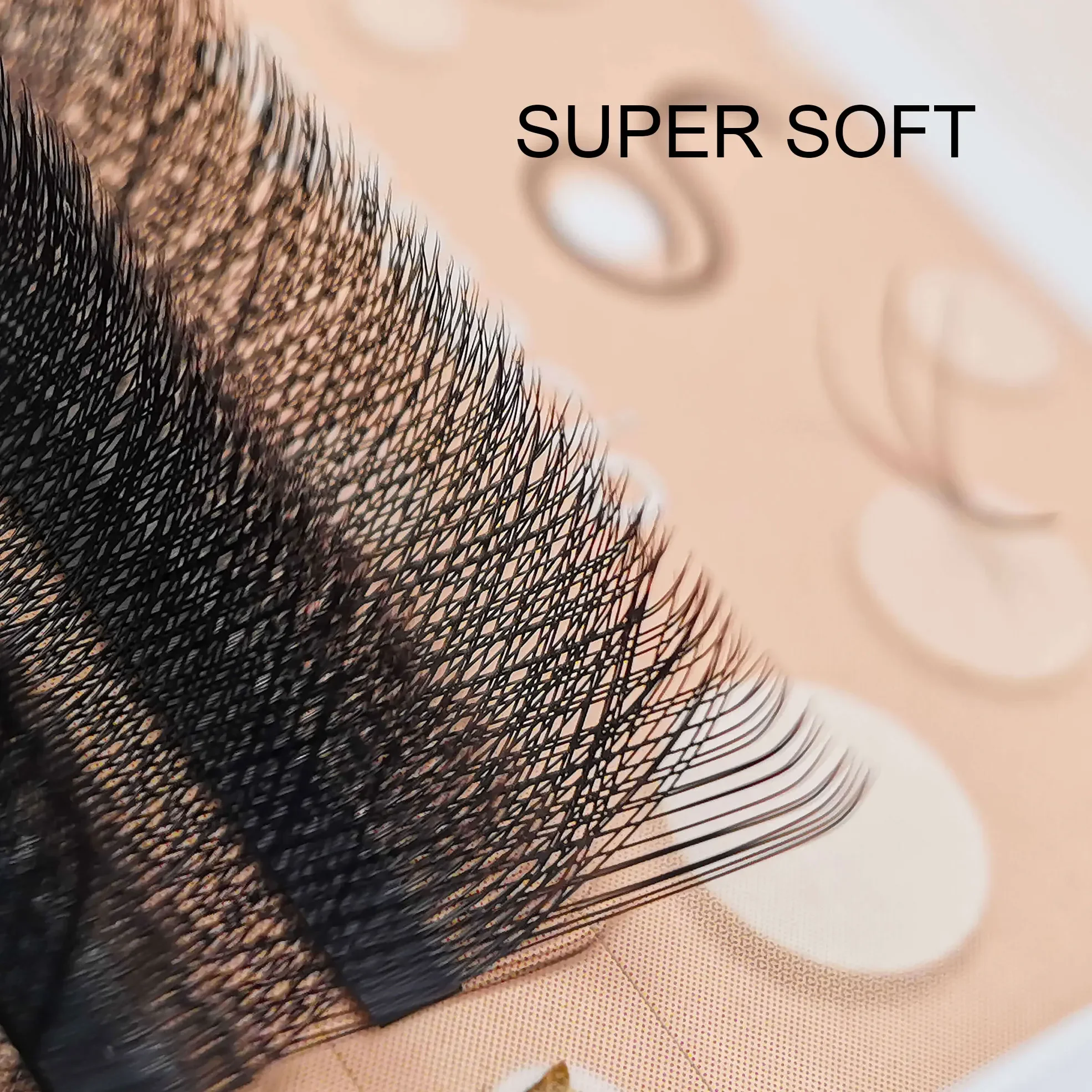 SUPMACIO 3D W Shaped Soft Lash Extension Supplies 0.07 Cilios 3D Eyelashes Wholesale Natural Makeup Easy Fan Dropshipping Brasil