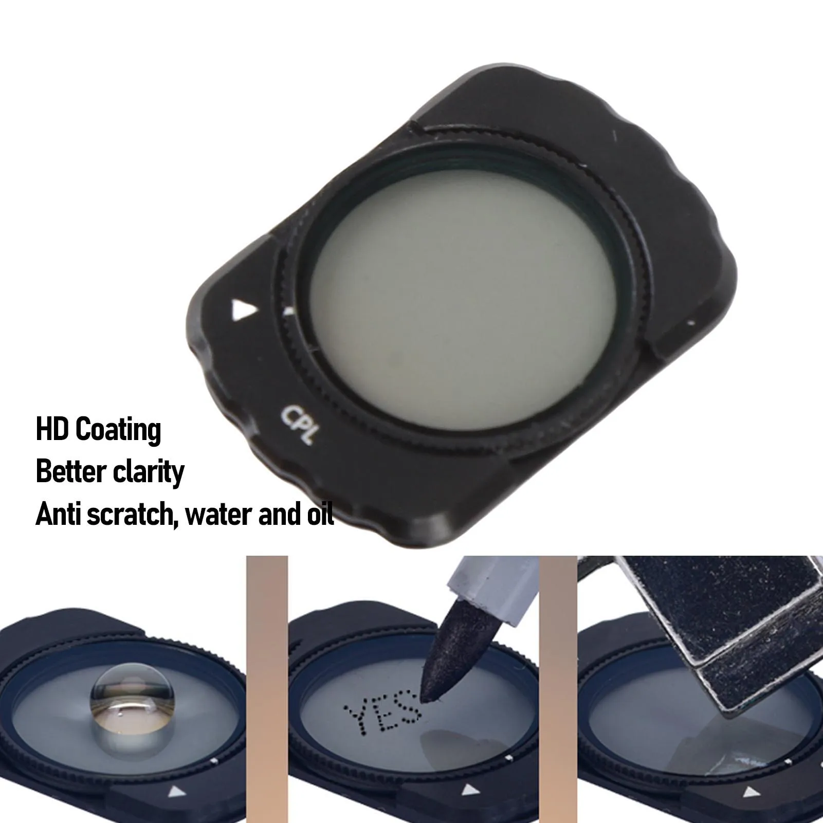Andoer CPL Filter for Pocket 3 Camera Eliminate Non Metal Reflection Camera Magnetic CPL Circular Polarizer Filter