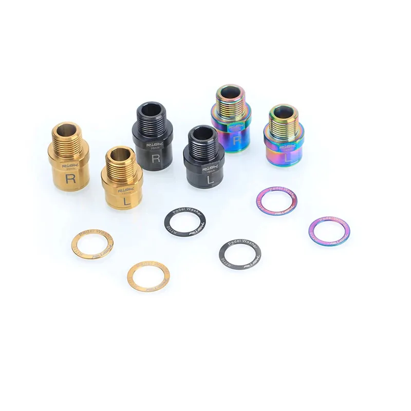 

Титановые удлинители педалей RISK RT109 — длина 16 мм/20 мм с шайбами для удлинителя шатуна шоссейного велосипеда MTB