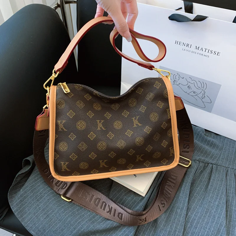 

Роскошная сумка подмышки 2025 года, просторная женская сумка через плечо, текстурированная сумка через плечо, универсальная сумка «день-ночь», минималистичный слинг