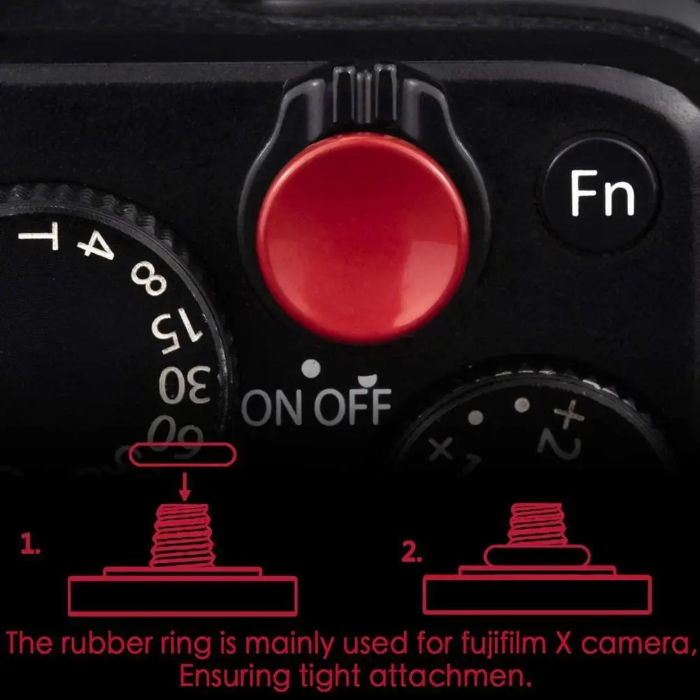 3PCS HIGH-END Triggers Camera Metal Soft Shutter Button Micro Camera Accessories For Fuji Fujifilm X100V XT4 Q Q2 Camera