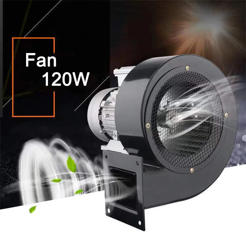 120W 220V 380V multi-blade centrifugal fan low noise and high temperature resistant industrial fan small blower