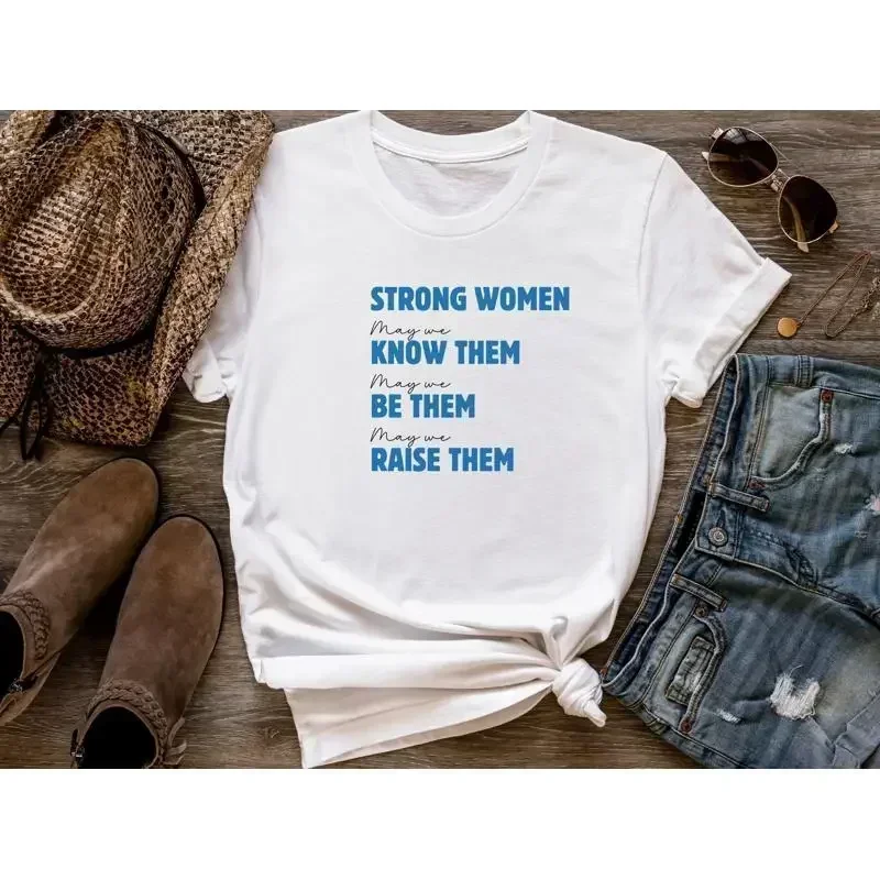 T-shirt Be Them Raise, motivant, féministe, pour les droits et le progrès de la fraternité féminine
