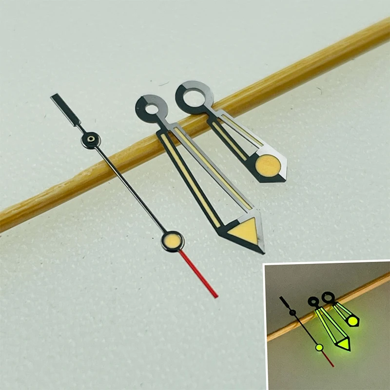 

NH35 NH36 Watch Hands Green Luminous Hand Fits NH35 NH36 NH38 4R35 4R36 7S26 Movement SKX007 Seahorse 300 Watches Pointers Kit