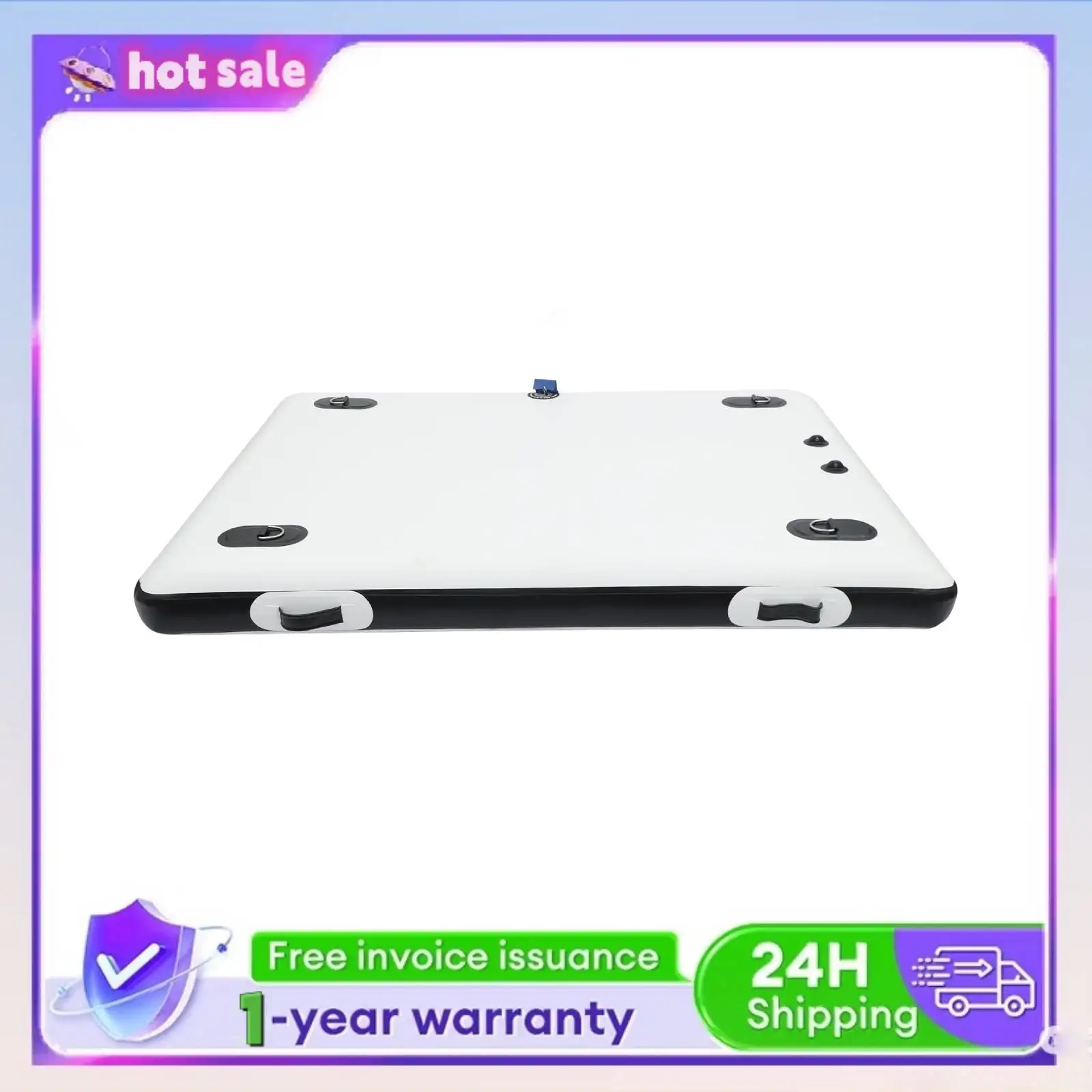 Inflatable Fishing Boat Floating Platform with Nylon Handles