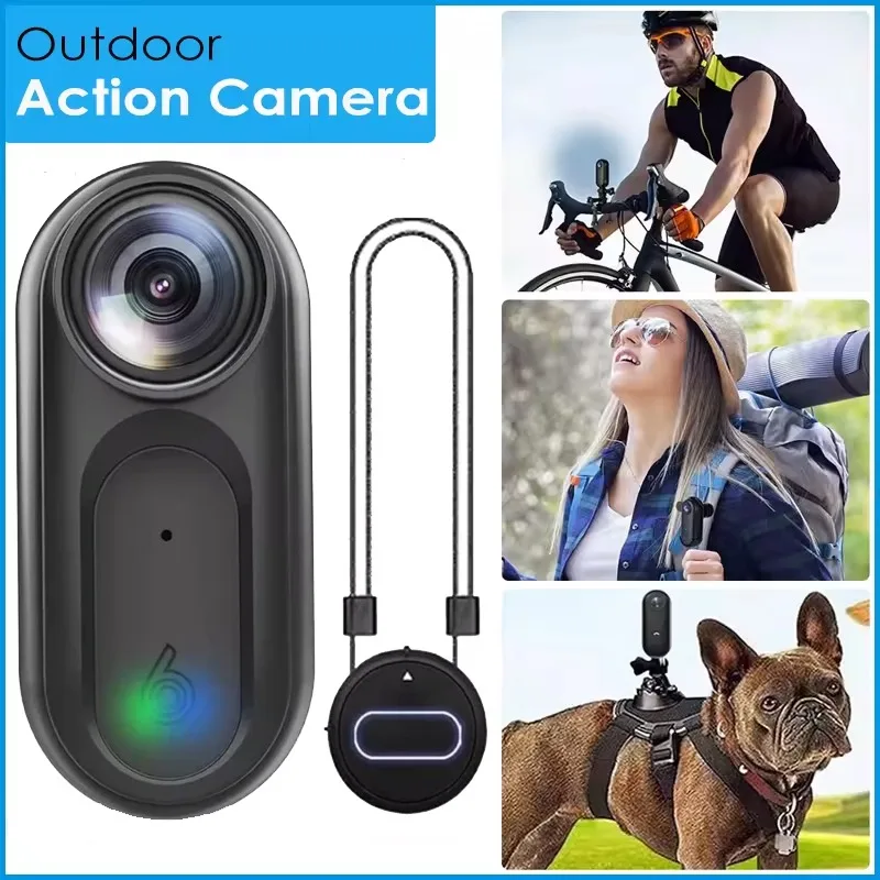 

Ручная камера, обновленная водонепроницаемая большая батарея, 1080P, 64 ГБ, маленькая Wi-Fi видеокамера, портативная карманная мини-камера для большого пальца, экшн-спорта