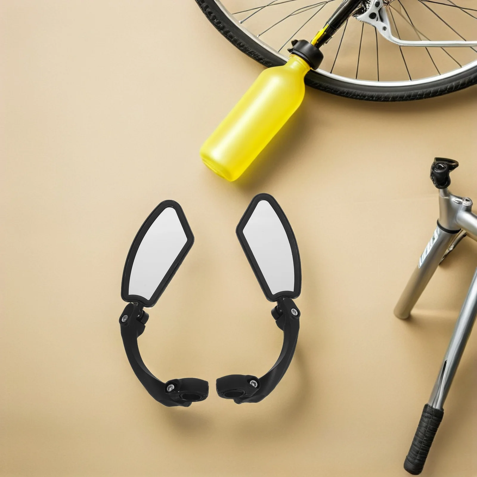 2 مجموعة دراجة الرؤية الخلفية قابل للتعديل Hd للطرق الجبلية دراجة كهربائية مقاومة للرياح دائم المقود دراجة مرآة سكوتر الجانب