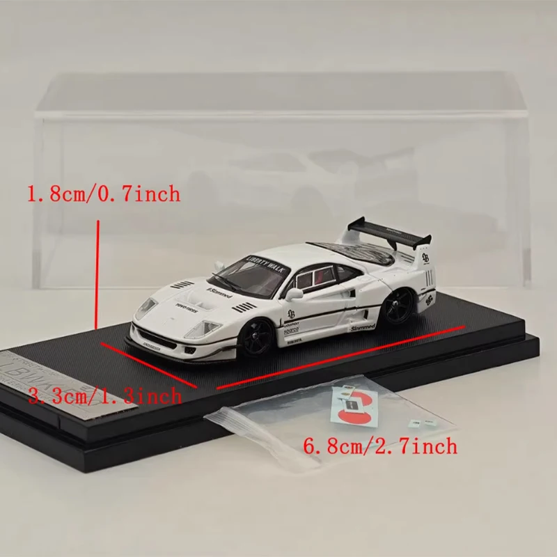 Street Warrior Original 1:64 Scale F40 LBWK Simulation Alloy Car