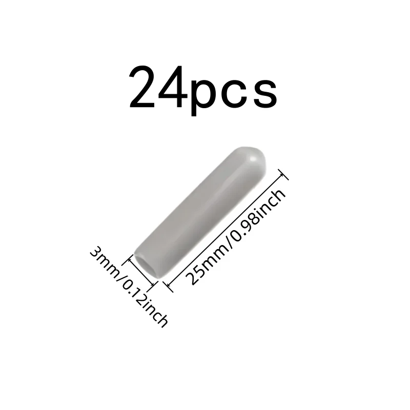 24 pcs Anti-Scratch Tip Protectors, Flexible Soft Material, Home Appliance Safety Kitchen Shelf Protection