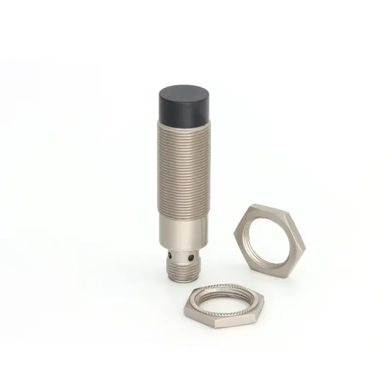 KRONZ HF Read Write Head 13.56MHz with RS-485 LED Display 4Pin M12 A Coded Male Connector RFID M18 Reader Head