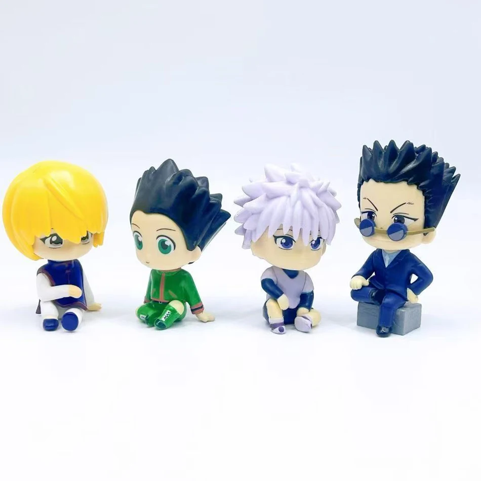 Aixlan GON FREECSS Figuur 8PCS SET Q Versie HUNTER X HUNTER PVC Action Figure Amine Kerstcadeau Collectible Beeldje