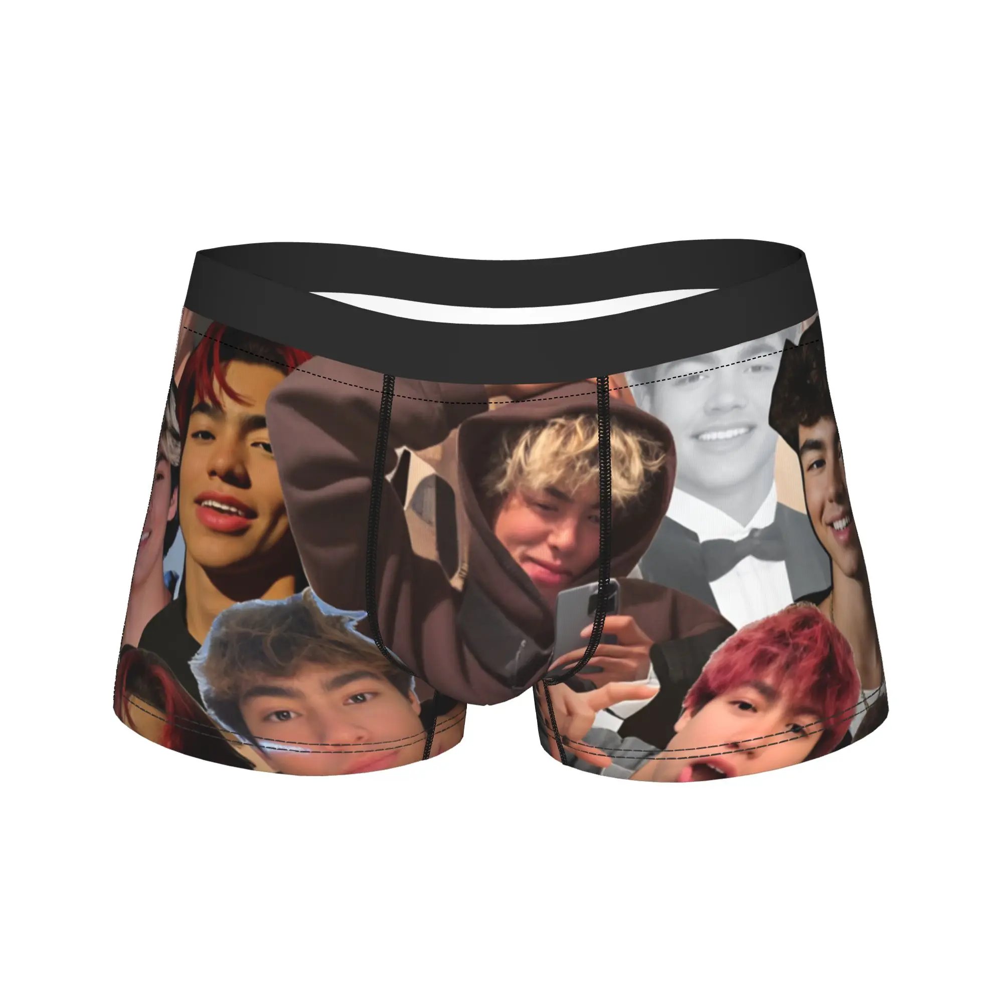 

Malachi Barton Underwear Comfortable Underpants Customs Shorts Briefs For Man 3D Pouch Oversize Boxer Shorts