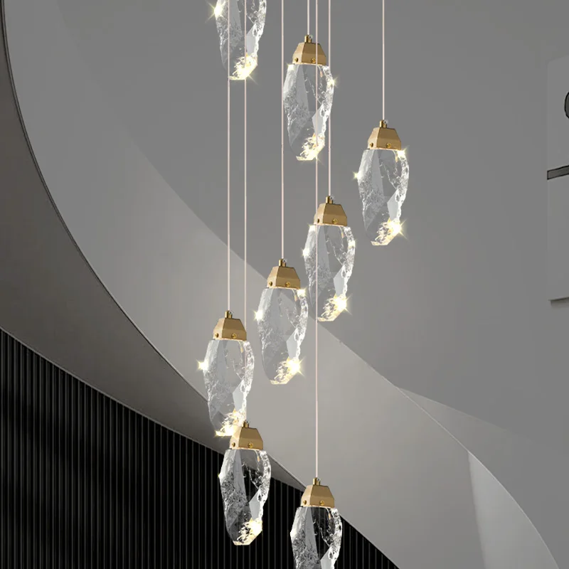 teto branch led lustre lustres de cristal para sala de estar e sala de jantar luzes pingente k9 01