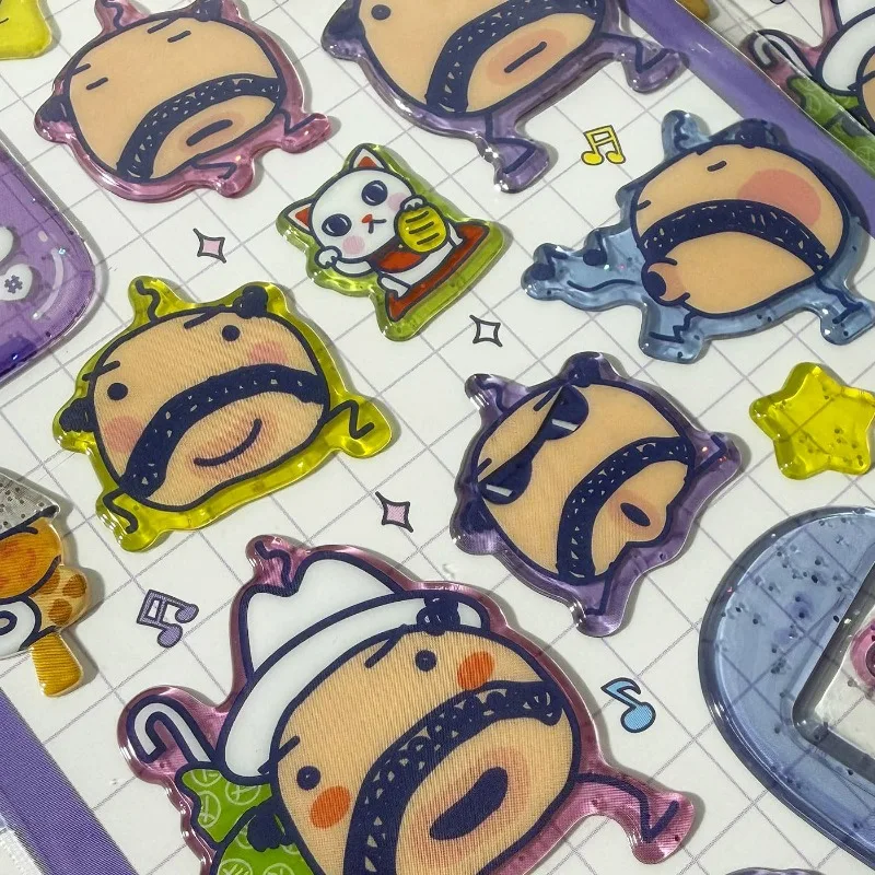 Neue Tamagotchi Mametchi Kuchipatchi Cartoon-Kreativ-Aufkleber, dreidimensionale Klebeaufkleber, personalisierte Animations-Peripherieaufkleber – Detail 6