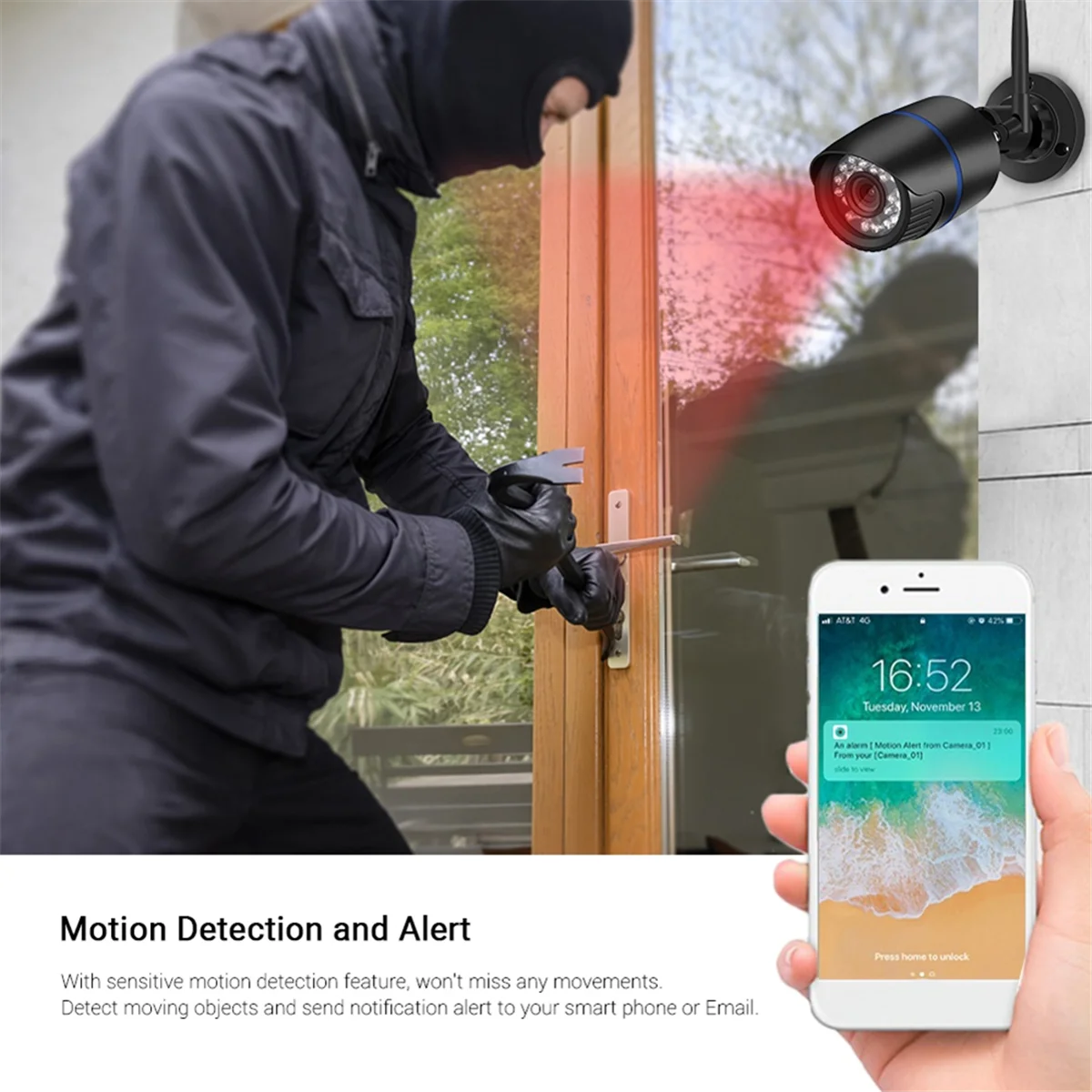 A99U 5MP WIFI Cameras HD 1080p Waterproof Open IP Frame of A Fingered Vision of the Audio Recording of the ICS EU PLUG