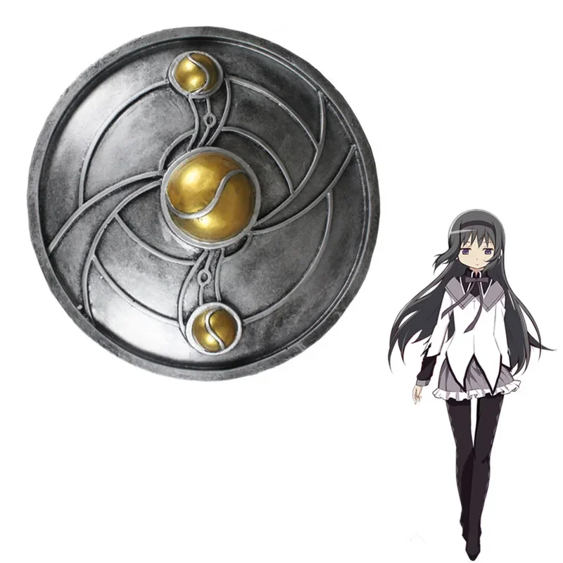 

Hot Anime Puella Magi Madoka Magica Akemi Homura Cosplay Prop Weapon Shield Halloween Fancy Party